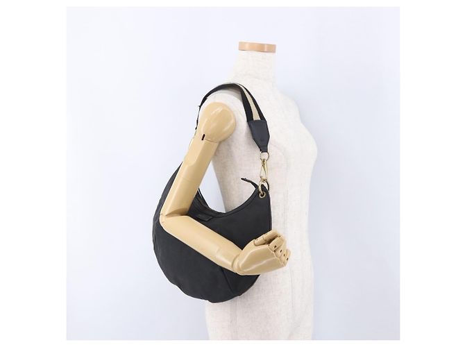 Borsa a tracolla GUCCI Sherry Line Canvas Nero Oro 106663 Auth ka5705 D'oro - vista 23