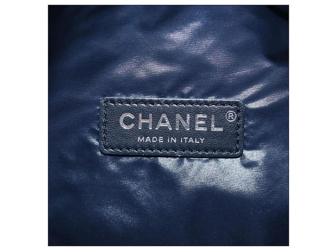 Borsa a tracolla CHANEL Chain Matelasse tweed White Silver CC Auth 195515M Argento Bianco - vista 21