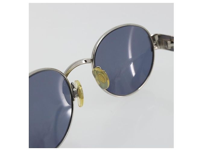 Gafas de sol CHANEL Metal Silver CC Auth 196693V Plata - vista 14