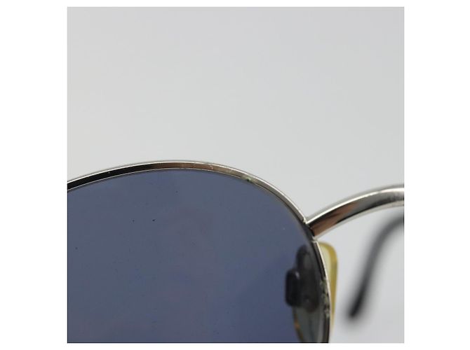 Gafas de sol CHANEL Metal Silver CC Auth 196693V Plata - vista 17