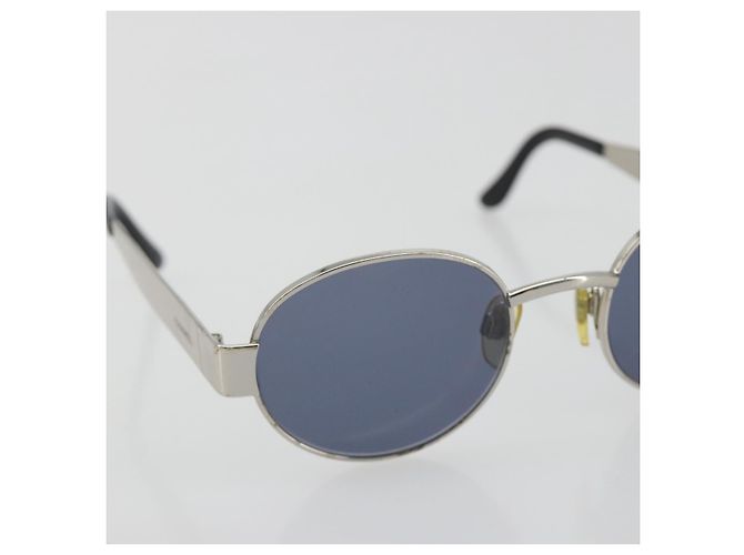Gafas de sol CHANEL Metal Silver CC Auth 196693V Plata - vista 5