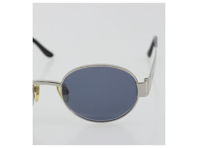 Gafas de sol CHANEL Metal Silver CC Auth 196693V Plata - vista 6