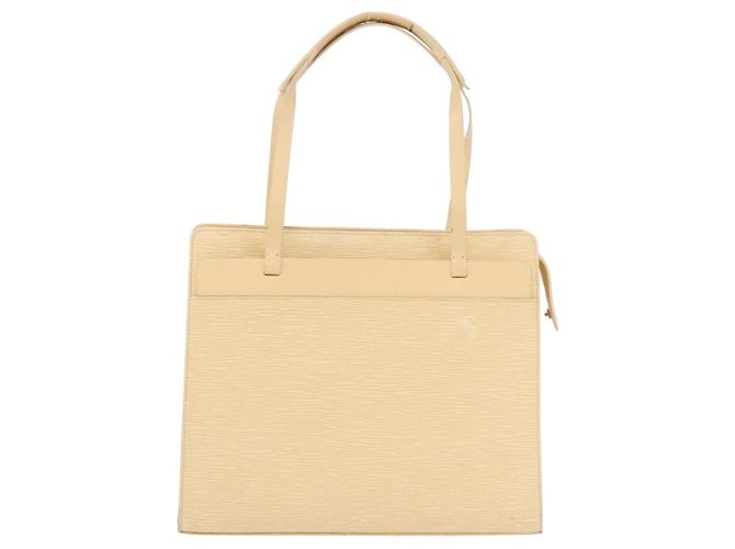Borsa Tote LOUIS VUITTON Epi Croisette PM Vanilla M5249A LV Auth ka5787 - vista 13