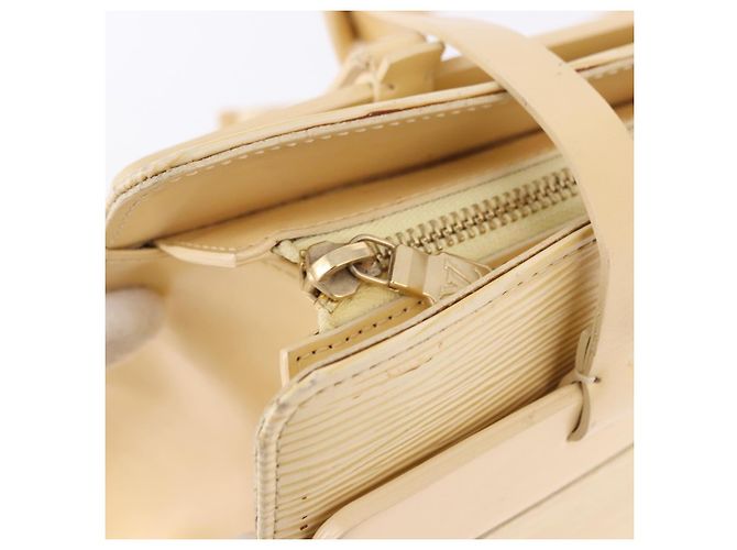 Borsa Tote LOUIS VUITTON Epi Croisette PM Vanilla M5249A LV Auth ka5787 - vista 19
