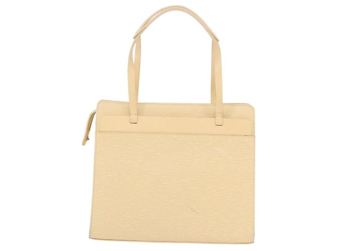 Borsa Tote LOUIS VUITTON Epi Croisette PM Vanilla M5249A LV Auth ka5787 - vista 3