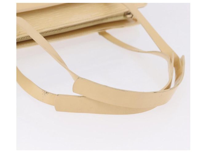 Borsa Tote LOUIS VUITTON Epi Croisette PM Vanilla M5249A LV Auth ka5787 - vista 9