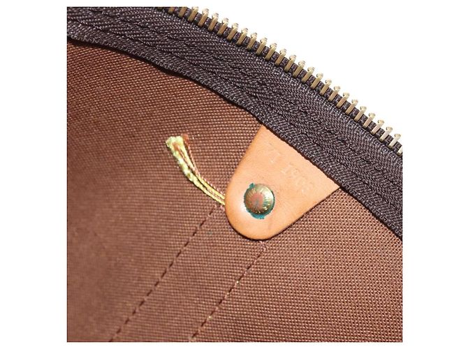 LOUIS VUITTON Monogram Keepall 55 Boston Bag M41424 LV Auth 194935V Monogramma - vista 11
