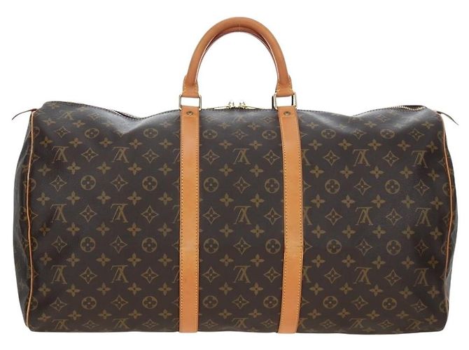 LOUIS VUITTON Monogram Keepall 55 Boston Bag M41424 LV Auth 194935V Monogramma - vista 2