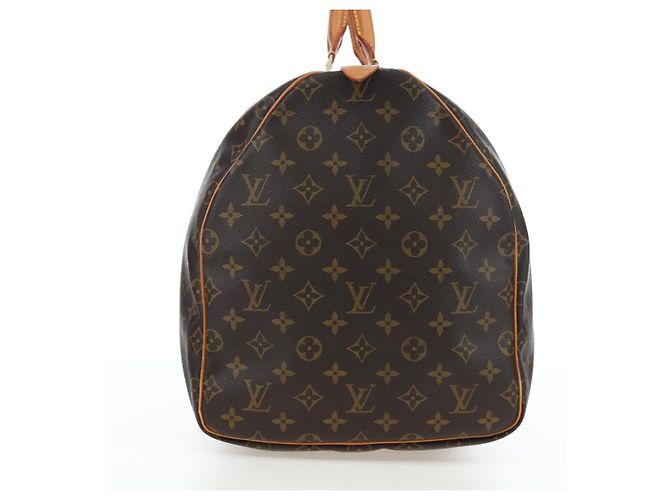LOUIS VUITTON Monogram Keepall 55 Boston Bag M41424 LV Auth 194935V Monogramma - vista 4