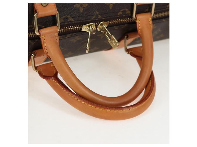 LOUIS VUITTON Monogram Keepall 55 Boston Bag M41424 LV Auth 194935V Monogramma - vista 8