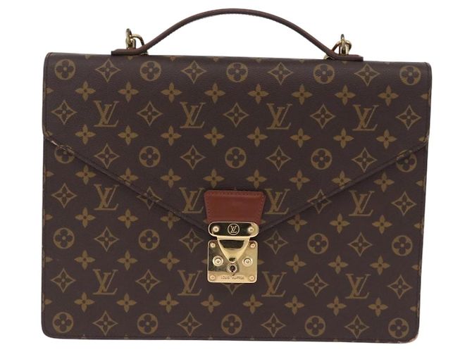 LOUIS VUITTON Monogram Porte Documents Bandouliere Bag M53338 LV Auth 197463A Monogramma - vista 13