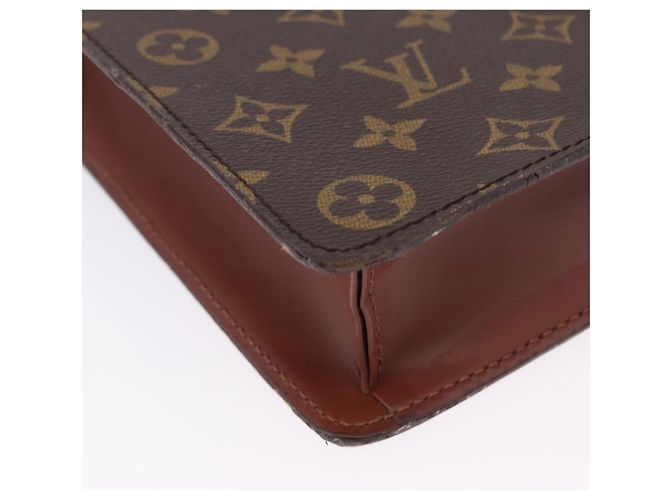 LOUIS VUITTON Monogram Porte Documents Bandouliere Bag M53338 LV Auth 197463A Monogramma - vista 16