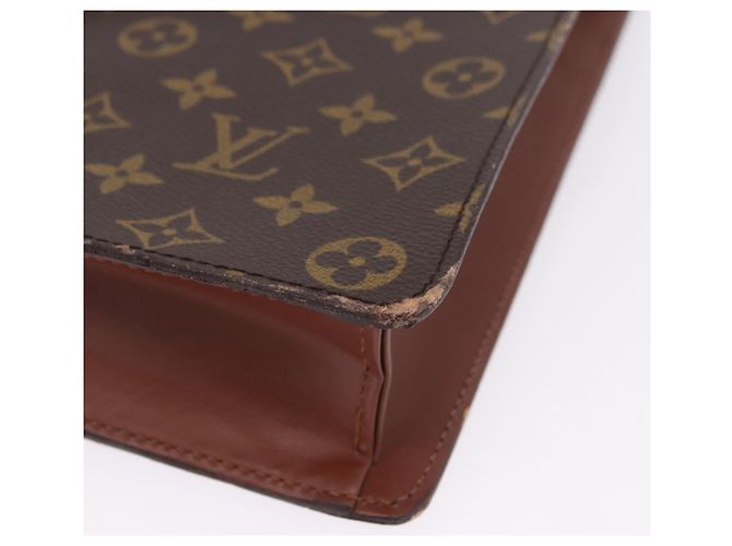 LOUIS VUITTON Monogram Porte Documents Bandouliere Bag M53338 LV Auth 197463A Monogramma - vista 17