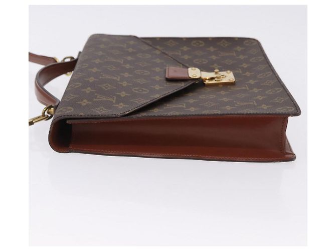 LOUIS VUITTON Monogram Porte Documents Bandouliere Bag M53338 LV Auth 197463A Monogramma - vista 4
