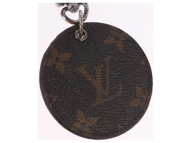 LOUIS VUITTON Monogram Porte Cles Round Monogram Logo Charm M68300 Auth BA15242 Monogramma - vista 6