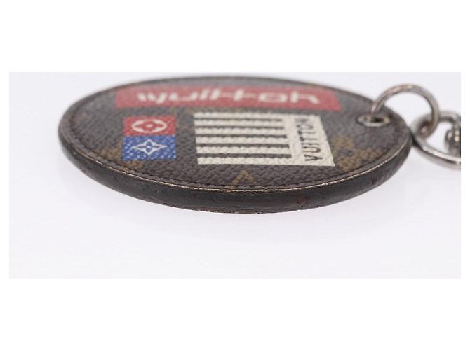 LOUIS VUITTON Monogram Porte Cles Round Monogram Logo Charm M68300 Auth BA15242 Monogramma - vista 9