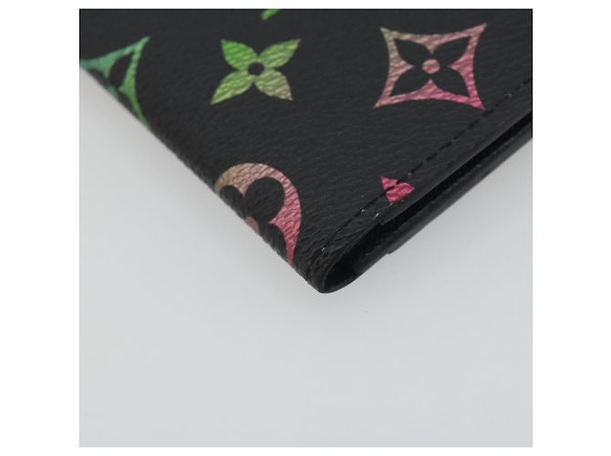 LOUIS VUITTON Iridescent Gradient Organizer De Poch Black M14134 Auth 197016SAM Negro Monograma - vista 14