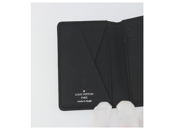 LOUIS VUITTON Iridescent Gradient Organizer De Poch Black M14134 Auth 197016SAM Negro Monograma - vista 18
