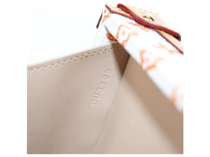 LOUIS VUITTON Borsa a tracolla Catgram Petite Mar White M44407 LV Auth 197522SM Bianco Monogramma - vista 11