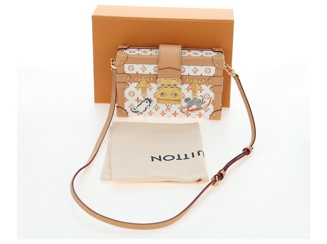 LOUIS VUITTON Borsa a tracolla Catgram Petite Mar White M44407 LV Auth 197522SM Bianco Monogramma - vista 12