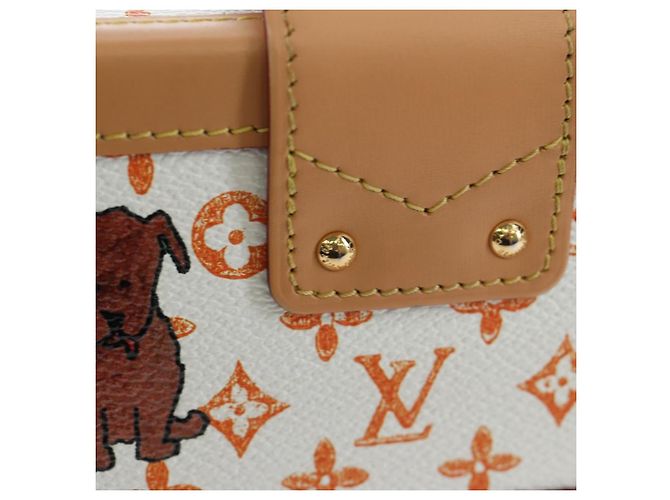 LOUIS VUITTON Borsa a tracolla Catgram Petite Mar White M44407 LV Auth 197522SM Bianco Monogramma - vista 18