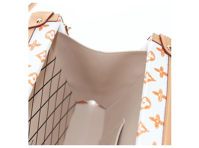 LOUIS VUITTON Borsa a tracolla Catgram Petite Mar White M44407 LV Auth 197522SM Bianco Monogramma - vista 28