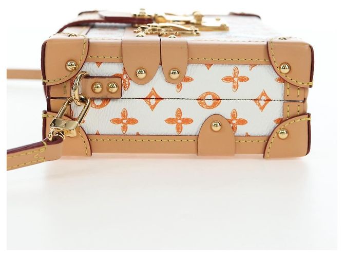 LOUIS VUITTON Borsa a tracolla Catgram Petite Mar White M44407 LV Auth 197522SM Bianco Monogramma - vista 3