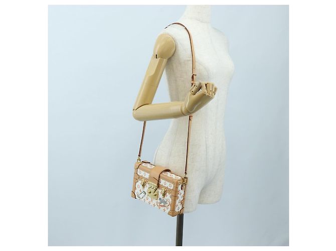 LOUIS VUITTON Borsa a tracolla Catgram Petite Mar White M44407 LV Auth 197522SM Bianco Monogramma - vista 33