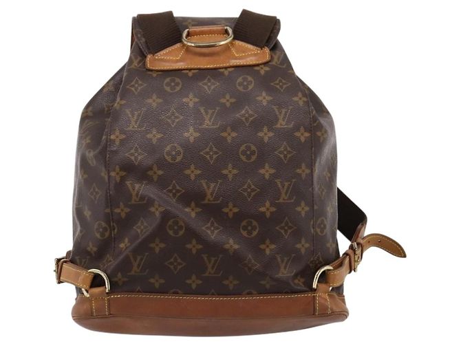 Zaino LOUIS VUITTON Monogram Montsouris GM M51135 LV Auth 198482 Monogramma - vista 2