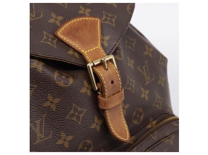 Zaino LOUIS VUITTON Monogram Montsouris GM M51135 LV Auth 198482 Monogramma - vista 20