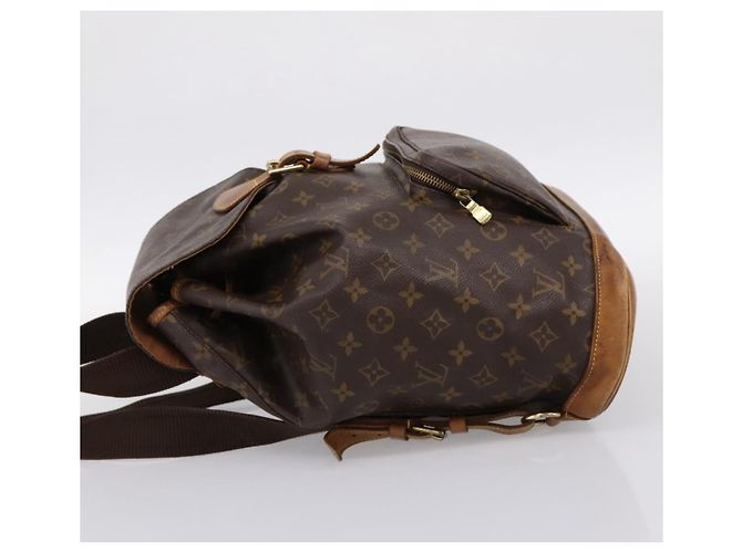Zaino LOUIS VUITTON Monogram Montsouris GM M51135 LV Auth 198482 Monogramma - vista 3