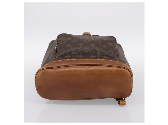 Zaino LOUIS VUITTON Monogram Montsouris GM M51135 LV Auth 198482 Monogramma - vista 5
