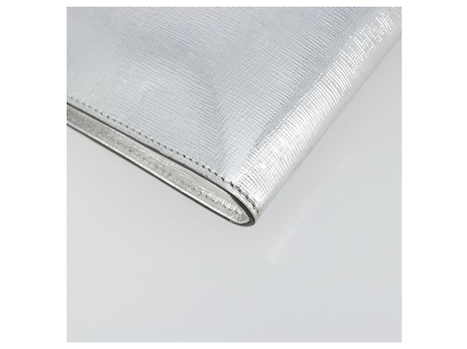 FENDI Kettenhandtasche aus Leder Silber authentisch ka5733A - Ansicht 16