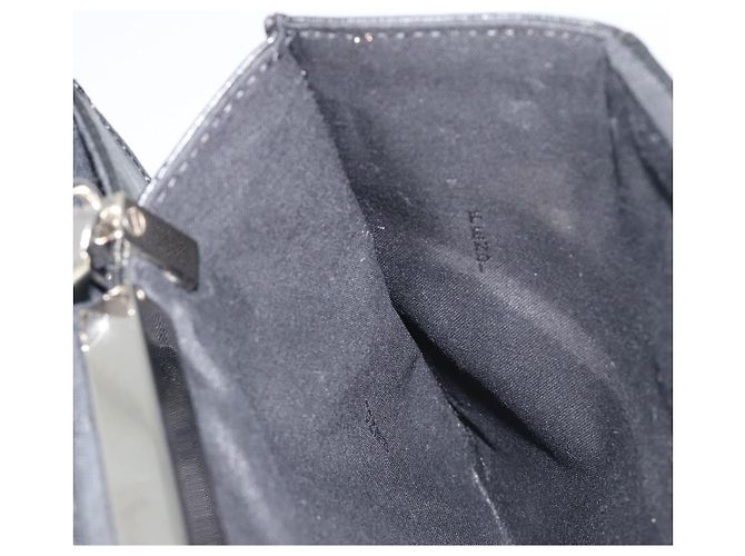 FENDI Kettenhandtasche aus Leder Silber authentisch ka5733A - Ansicht 18