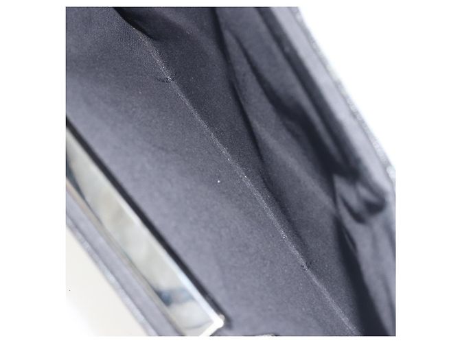 FENDI Kettenhandtasche aus Leder Silber authentisch ka5733A - Ansicht 19
