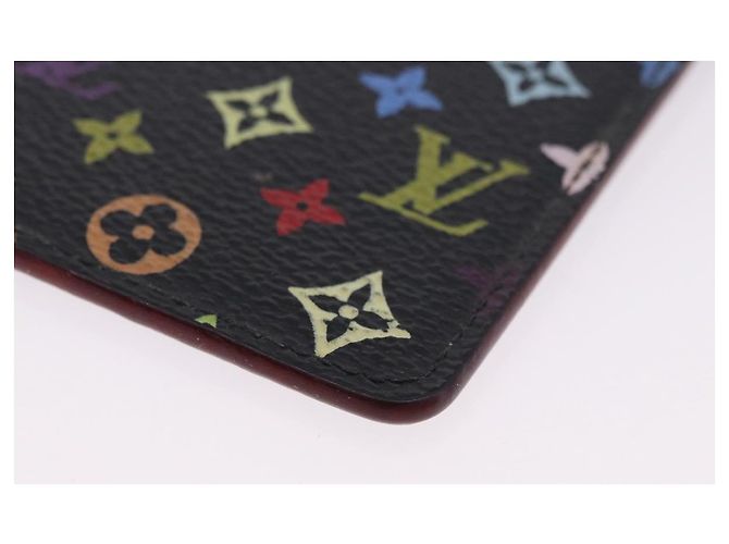 LOUIS VUITTON Monogram Multicolor Etui Specchio a mano Nero M92651 LV Auth 197154V - vista 16