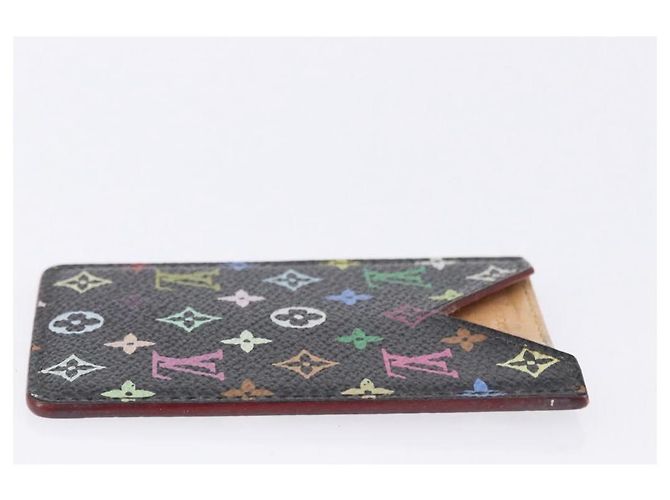 LOUIS VUITTON Monogram Multicolor Etui Specchio a mano Nero M92651 LV Auth 197154V - vista 3