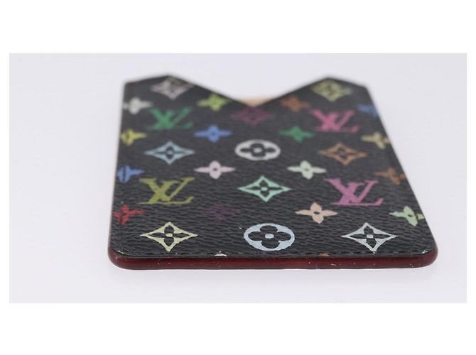 LOUIS VUITTON Monogram Multicolor Etui Specchio a mano Nero M92651 LV Auth 197154V - vista 6