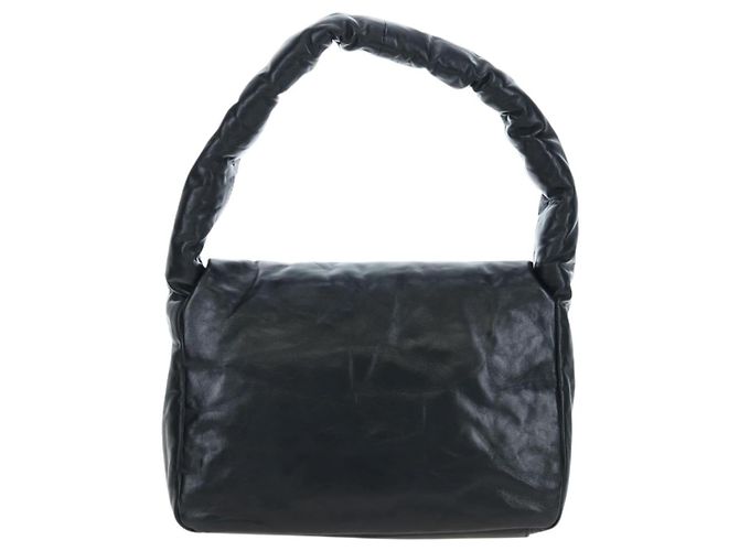 Borsa Sling Monaco BALENCIAGA Pelle Nero Oro 787896 Auth 196040M D'oro - vista 2