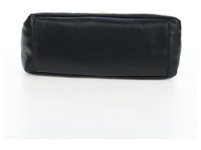 Borsa Sling Monaco BALENCIAGA Pelle Nero Oro 787896 Auth 196040M D'oro - vista 5
