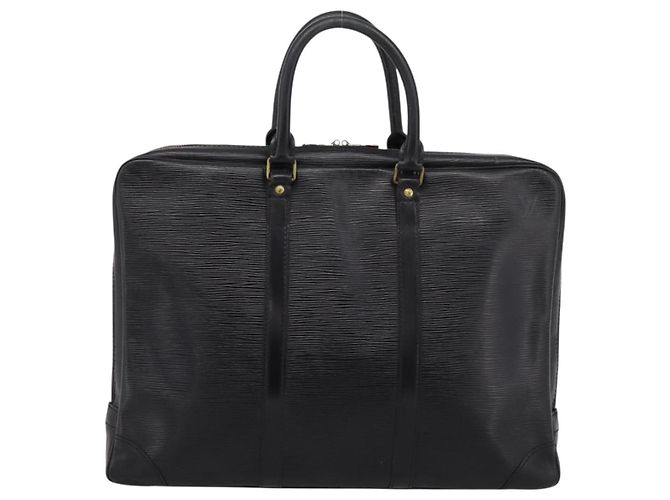 LOUIS VUITTON Epi Porte Documents Voyage Business Bag Black M40321 Auth 197474 Nero - vista 13