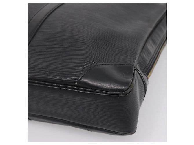 LOUIS VUITTON Epi Porte Documents Voyage Business Bag Black M40321 Auth 197474 Nero - vista 14