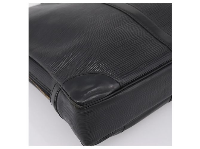 LOUIS VUITTON Epi Porte Documents Voyage Business Bag Black M40321 Auth 197474 Nero - vista 15