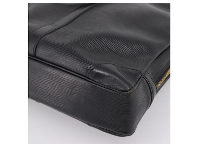LOUIS VUITTON Epi Porte Documents Voyage Business Bag Black M40321 Auth 197474 Nero - vista 16