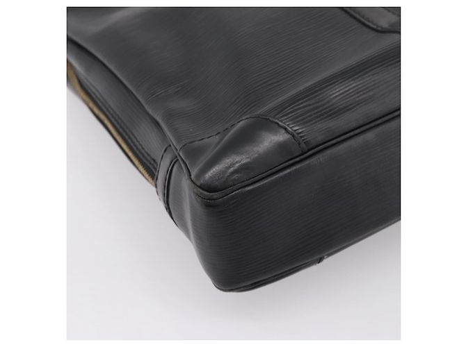 LOUIS VUITTON Epi Porte Documents Voyage Business Bag Black M40321 Auth 197474 Nero - vista 17