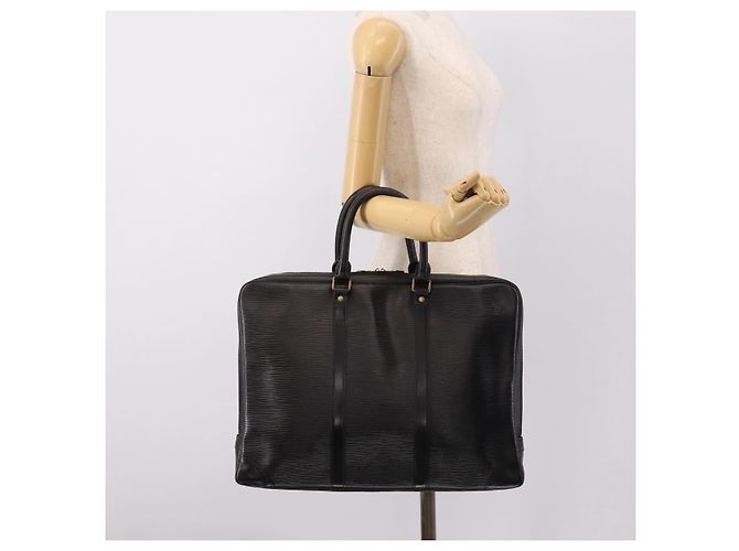 LOUIS VUITTON Epi Porte Documents Voyage Business Bag Black M40321 Auth 197474 Nero - vista 24