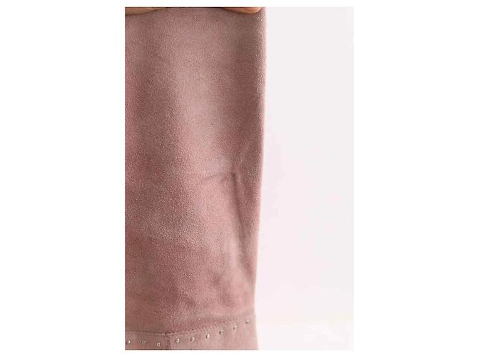 Botas western Ba&Sh de ante rosa - vista 4