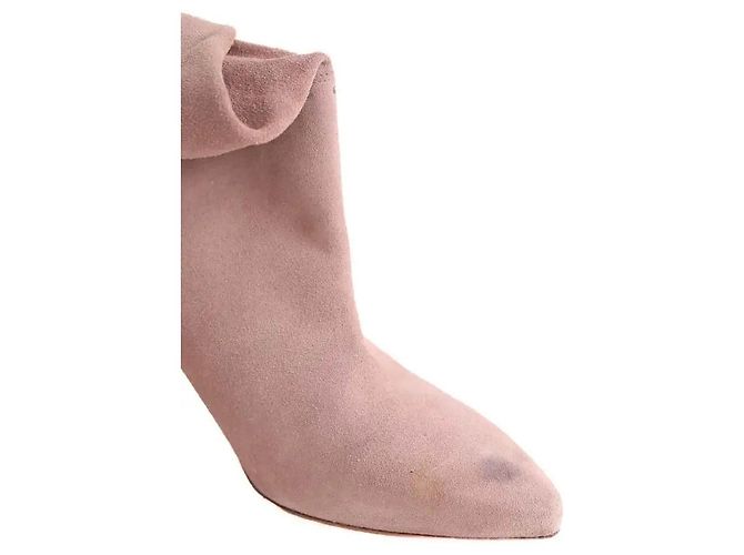Botas western Ba&Sh de ante rosa - vista 5