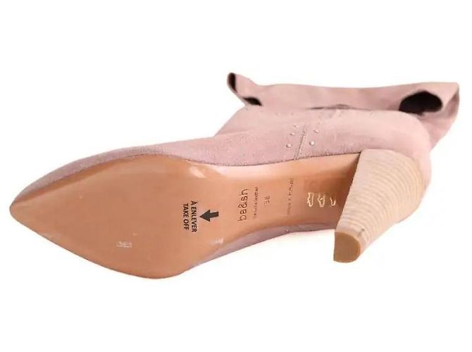 Botas western Ba&Sh de ante rosa - vista 7