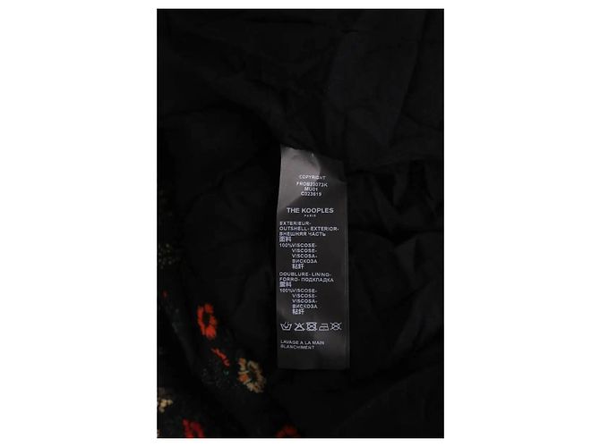 The Kooples Vestido negro - vista 6
